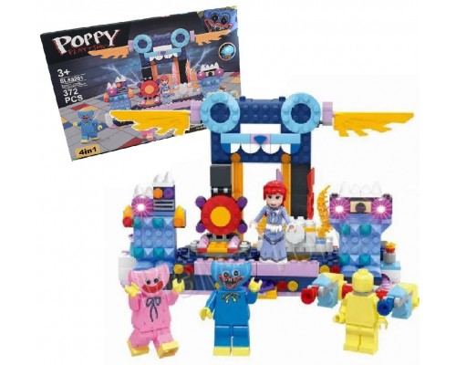 Конструктор Хагі Вагі та Кіссі Міссі 4 в 1 Poppy playtime 372 деталі (89201)