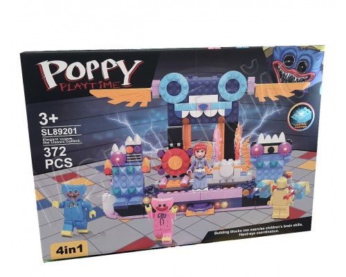 Конструктор Хагі Вагі та Кіссі Міссі 4 в 1 Poppy playtime 372 деталі (89201)