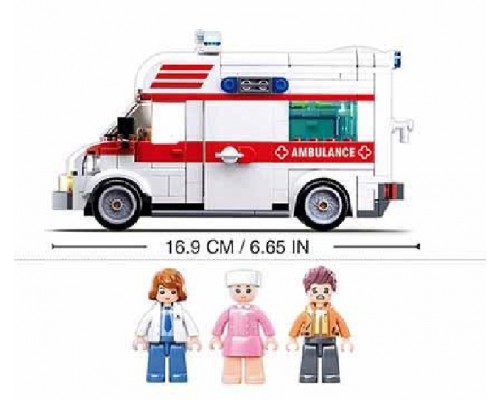 Конструктор Sluban Швидка допомога машинка 328 деталей (1065)