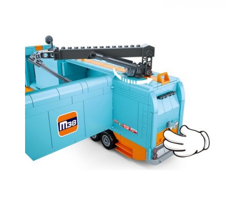 Конструктор Sluban Трейлер для гоночних машин Racing Team 1044 деталі (0766)