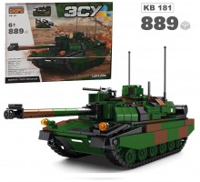 Конструктор Військовий танк ЗСУ 889 деталей (181)