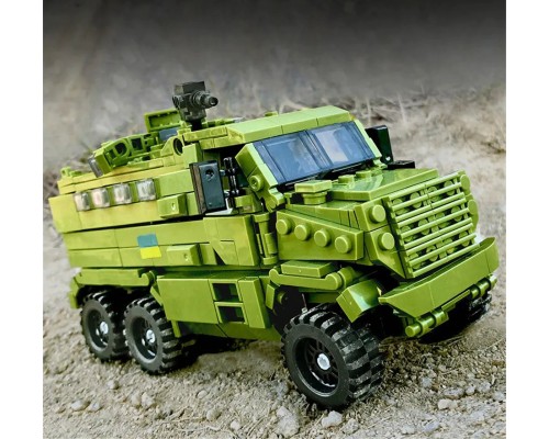 Конструктор військовий Броневик ЗСУ 481 деталь (06801)