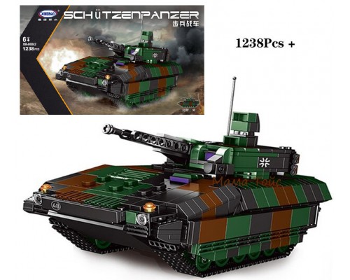 Конструктор військовий Танк Schützenpanzer Puma 1238 деталей (06042)