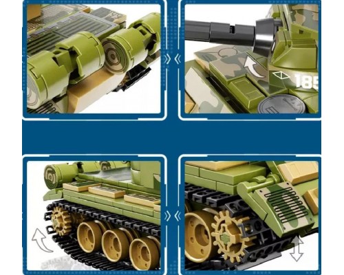 Конструктор військовий Танк Т-62, 427 деталей (22009)