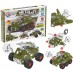 Конструктор металлический Военная техника 430 деталей (9512)