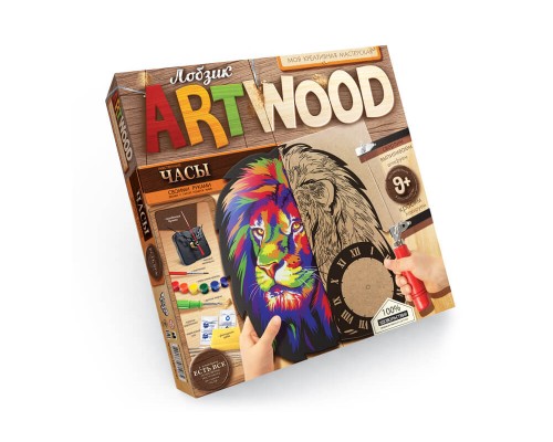 Набор для выпиливания ART WOOD Лобзик Часы Лев (01-01)