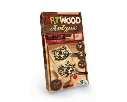 Набор для выпиливания ART WOOD Лобзик подставки под чашки (01)