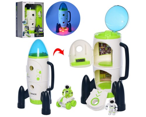 Игрушечная Космическая станция Ракета с космонавтами (80104)
