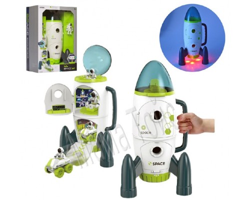 Игрушечная Космическая станция Ракета с космонавтами (80104)