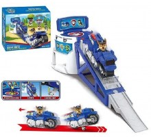 Авто трек с запуском Щенячий Патруль Гонщик на мотоцикле РВ 300