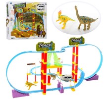 Детская Железная дорога авто трек с Динозаврами XM8009AB JW