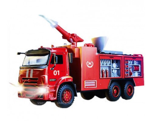 Іграшкова пожежна машина, звук, світло, бризкає водою. 9624