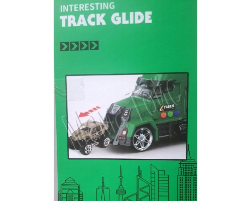 Іграшковий Трейлер гараж з машинками Автовоз 50 см. зі Звуком (1270)