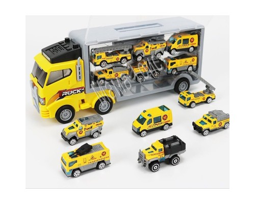 Трейлер з машинками Гараж Автовоз 35 см (632)