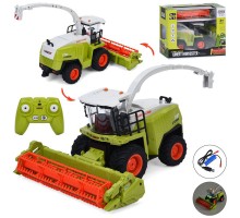 Игрушечный комбайн на радиоуправлении, аккумулятор, Звук, свет (6611)