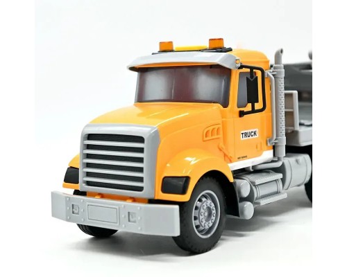 Инерционная машинка Трейлер с экскаватором, со звуком и подсветкой (6812)