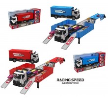 Игрушечный Трейлер Паркинг Трек с машинками. Раскладная трасса (732)