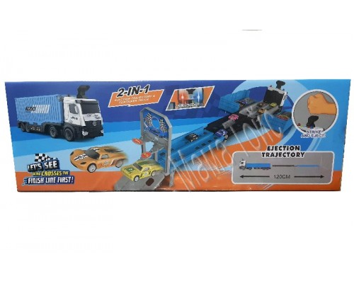 Трейлер трек с запуском раскладывается 120 см. Звук, свет (86028)