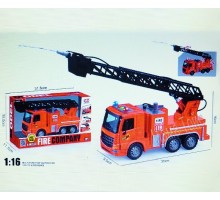 Игрушечная пожарная машина брызгает водой, Звук, свет (899-8)