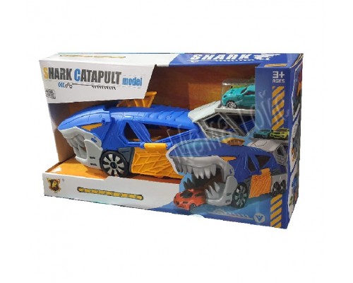 Трейлер із машинками на запуску катапульт Акула (932)