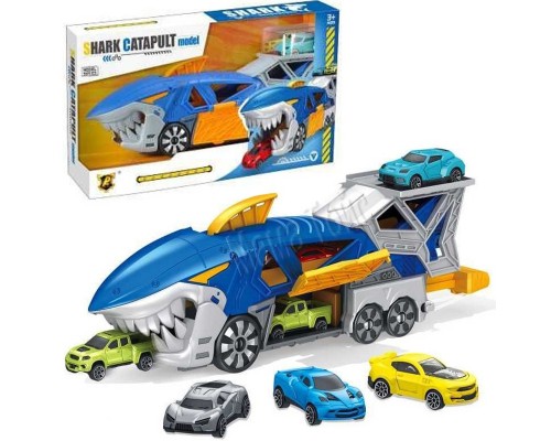 Трейлер із машинками на запуску катапульт Акула (932)