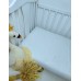 Ортопедический матрас в детскую кроватку 120х60х12 см - кокос/поролон/кокос, чехол Бамбук (КПК-12Б)
