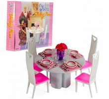 Мебель для кукол Барби Gloria Столовая (94011)