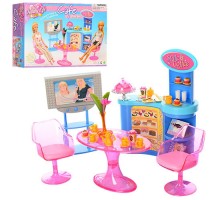 Мебель для кукол Барби Gloria Кафе (2918)