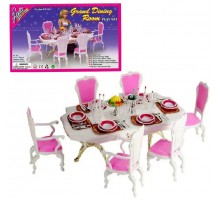 Меблі для ляльок Барбі Gloria Їдальня (2312)