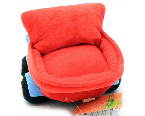 М'яка іграшка машина Помічник (Синій трактор) 26 см