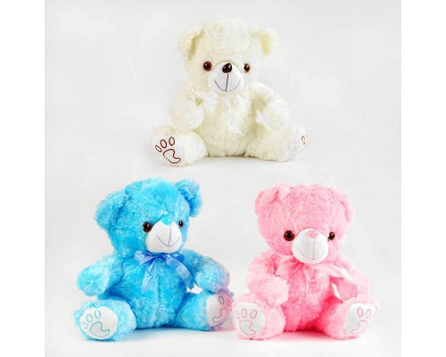 М'яка іграшка плюшевий ведмедик Світиться 33 см