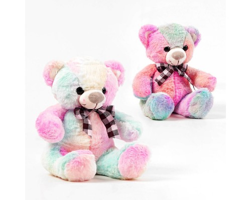 М'яка іграшка ведмедик Райдужний 27 см