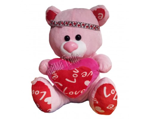 Мягкая игрушка мишка с Сердцем 35 см
