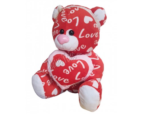 Мягкая игрушка мишка с Сердцем 35 см
