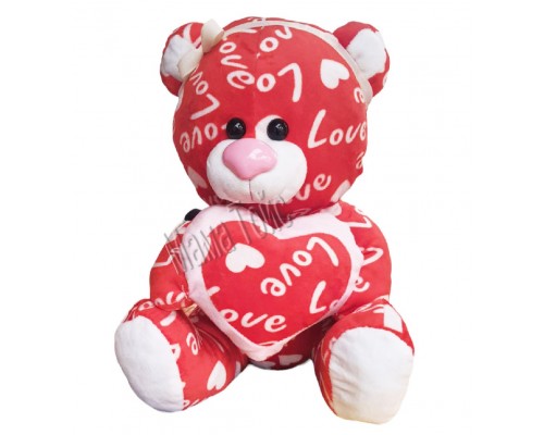 Мягкая игрушка мишка с Сердцем 35 см