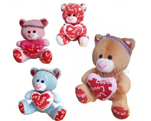 Мягкая игрушка мишка с Сердцем 35 см
