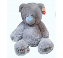 Плюшевий ведмедик Тедді Сірий 70 см