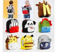 Дитячий дошкільний рюкзак Тварини Звірята 6 видів 26 см