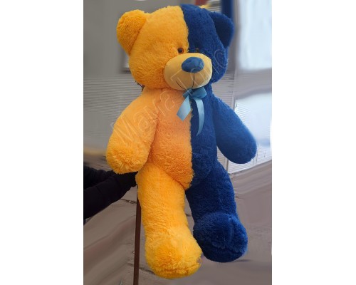 Плюшевий Ведмедик Україна (жовто-синій) 120 см