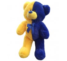 Плюшевий Ведмедик прапор Україна (жовто-синій) 85 см