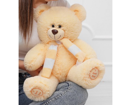 Плюшевий Ведмедик з шарфом Тоша 60 см