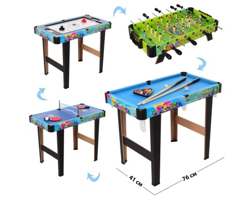Настільний більярд-хокей-теніс на ніжках 3в1 Гра 2036+p2