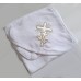Крыжма для крещения полотенце с уголком капюшоном (Турция)