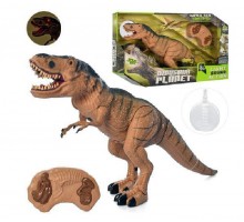 Динозавр T-Rex на пульте с паром, светом и звуком (100)