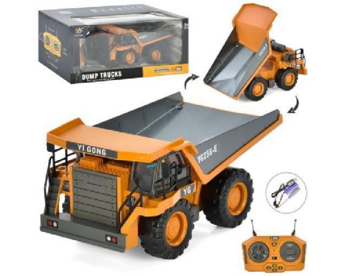 Машина Самосвал на Радиоуправлении 20 см, Звук, свет, аккумулятор (1041)