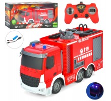 Пожарная Машина на радиоуправлении стреляет водой (158)