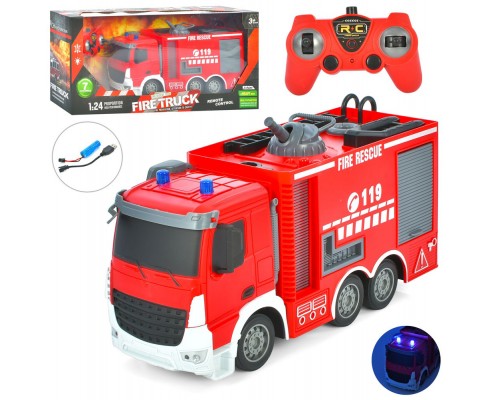 Пожарная Машина на радиоуправлении стреляет водой (158)
