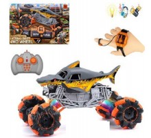 Машина на Радиоуправлении вездеход Акула, пульт + браслет управление рукой ( K16-A2S)
