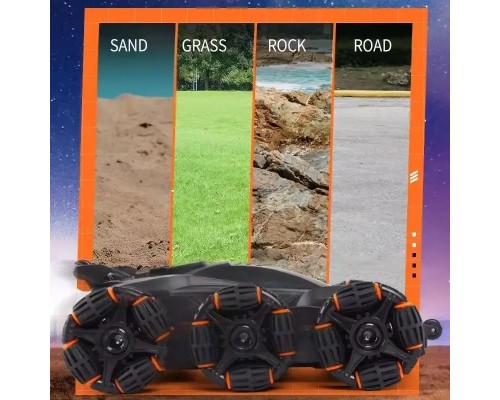 Трукова машина на радіокеруванні 6 коліс, дрифт, з Димом і Світлом (2380)