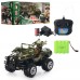 Військовий джип на радіокеруванні, 2 фігурки військових, Гумові колеса, акумулятор (3010)